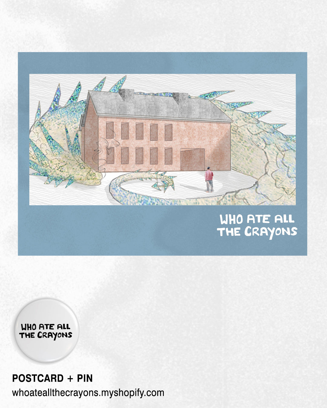 WAATC Postcard + Pin