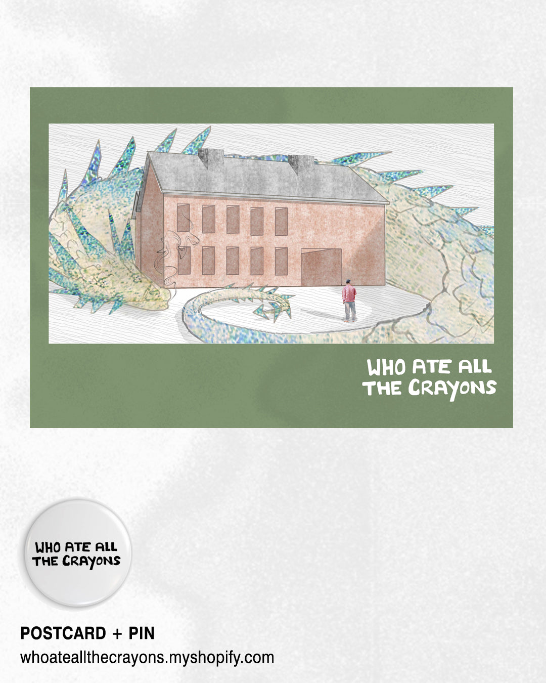 WAATC Postcard + Pin