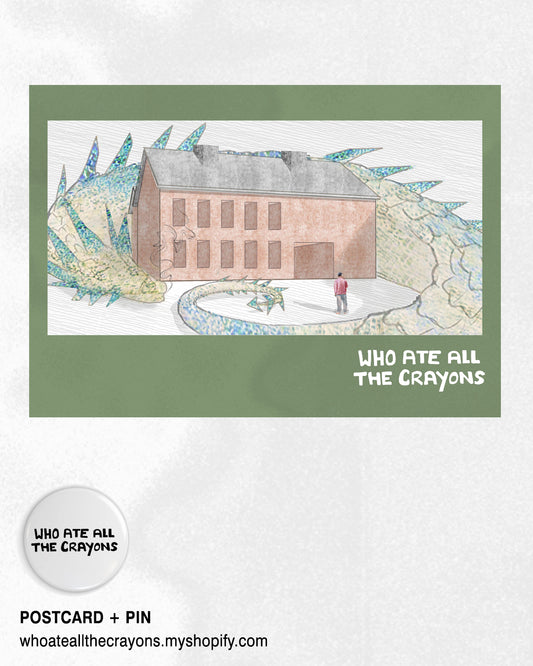 WAATC Postcard + Pin