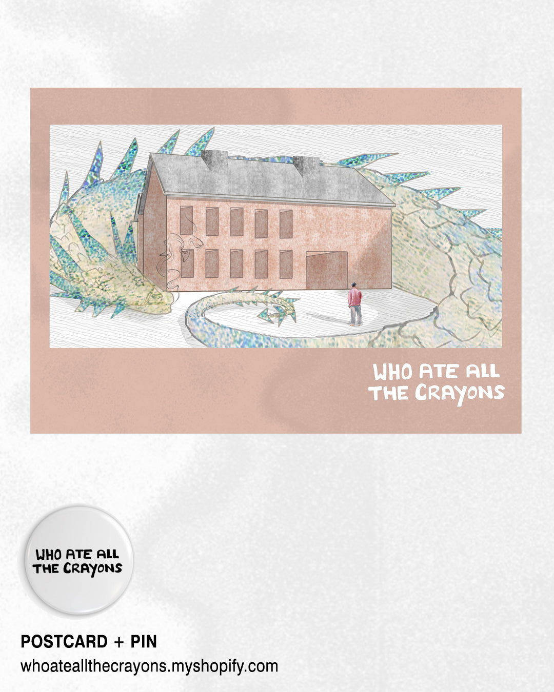 WAATC Postcard + Pin